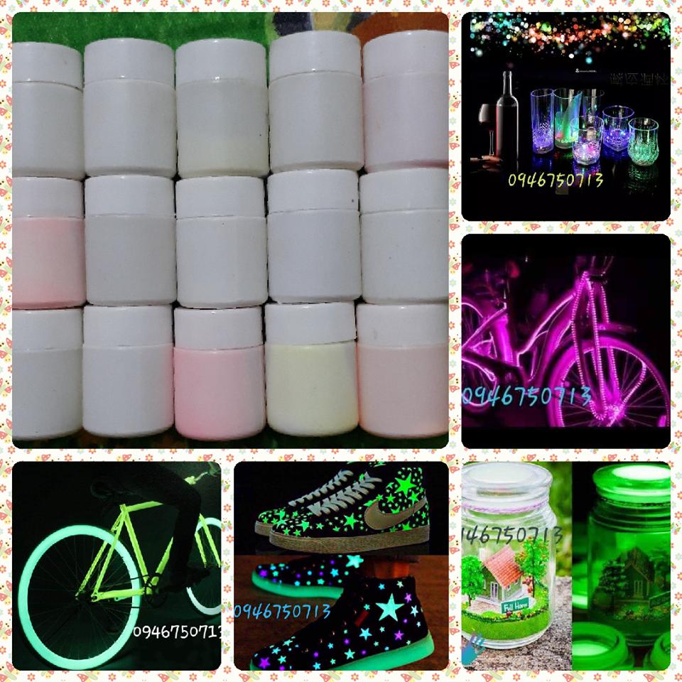 combo 5 lọ sơn dạ quang (tặng que vẽ và cọ vẽ)