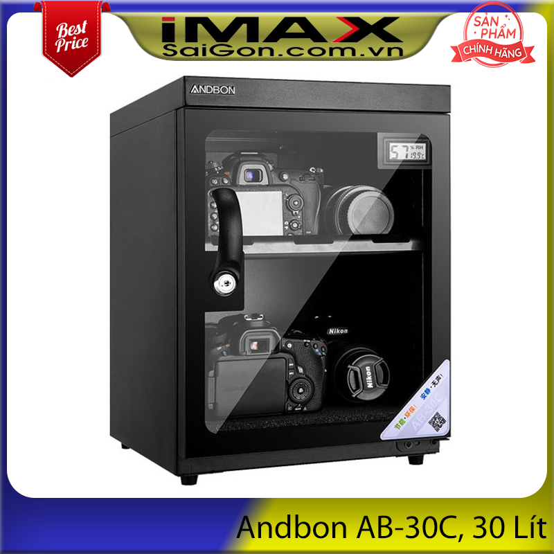 [HCM]TỦ CHỐNG ẨM ANDBON AB-30C 30LÍT