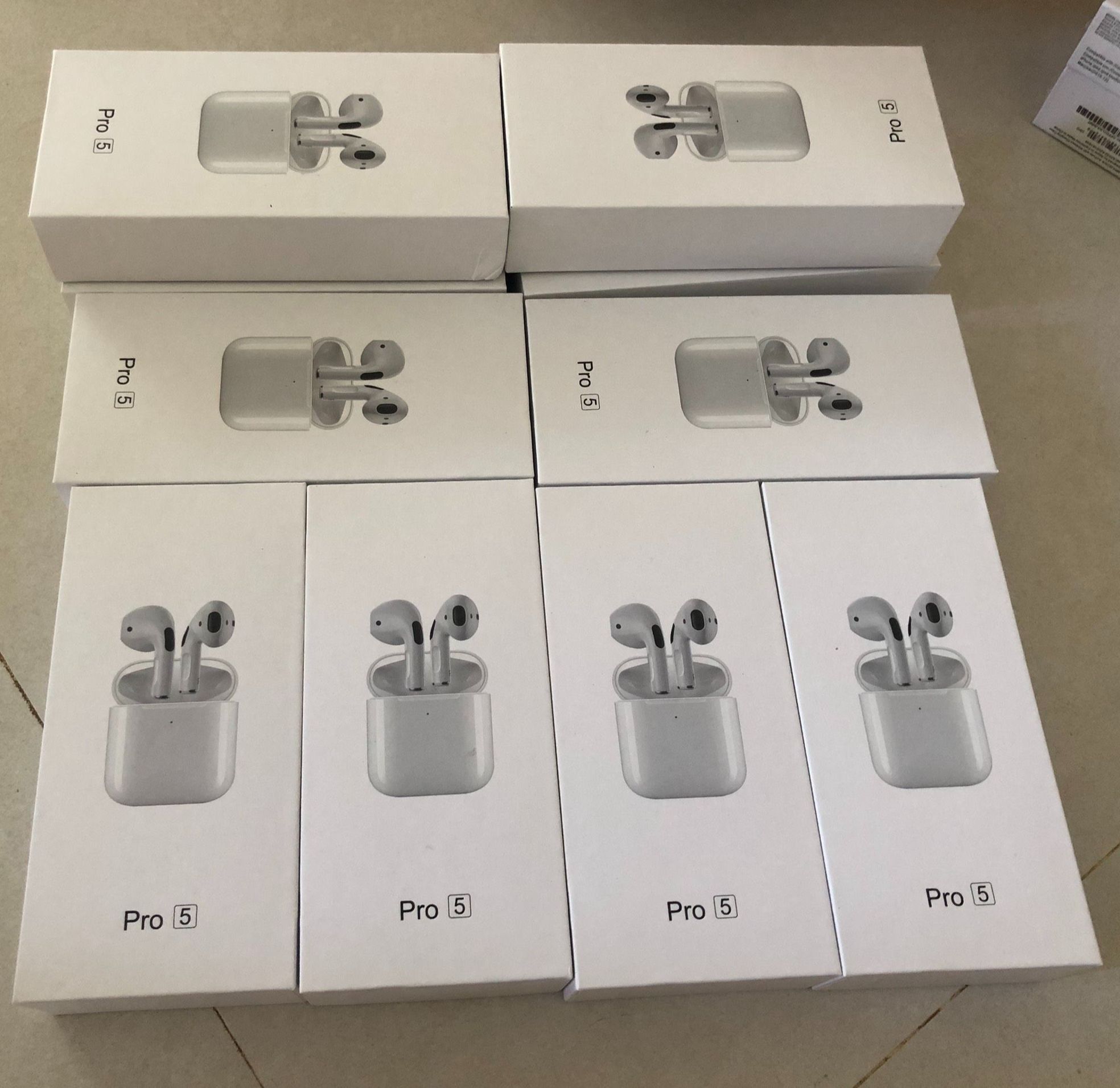 [FULL BOX] Tai nghe Bluetooth Pro 5 TWS thiết kế nhét trong mini dành cho điện thoại Android iPhone