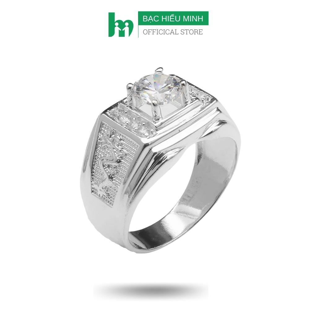Nhẫn Nam Bạc 925  BẠC HIỂU MINH NA563
