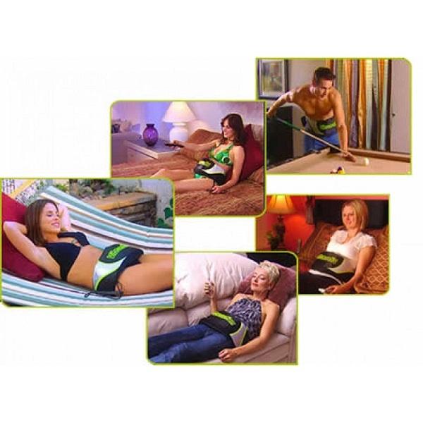 [HCM]Máy massage VibroAction giảm mỡ bụng (Trắng xanh)