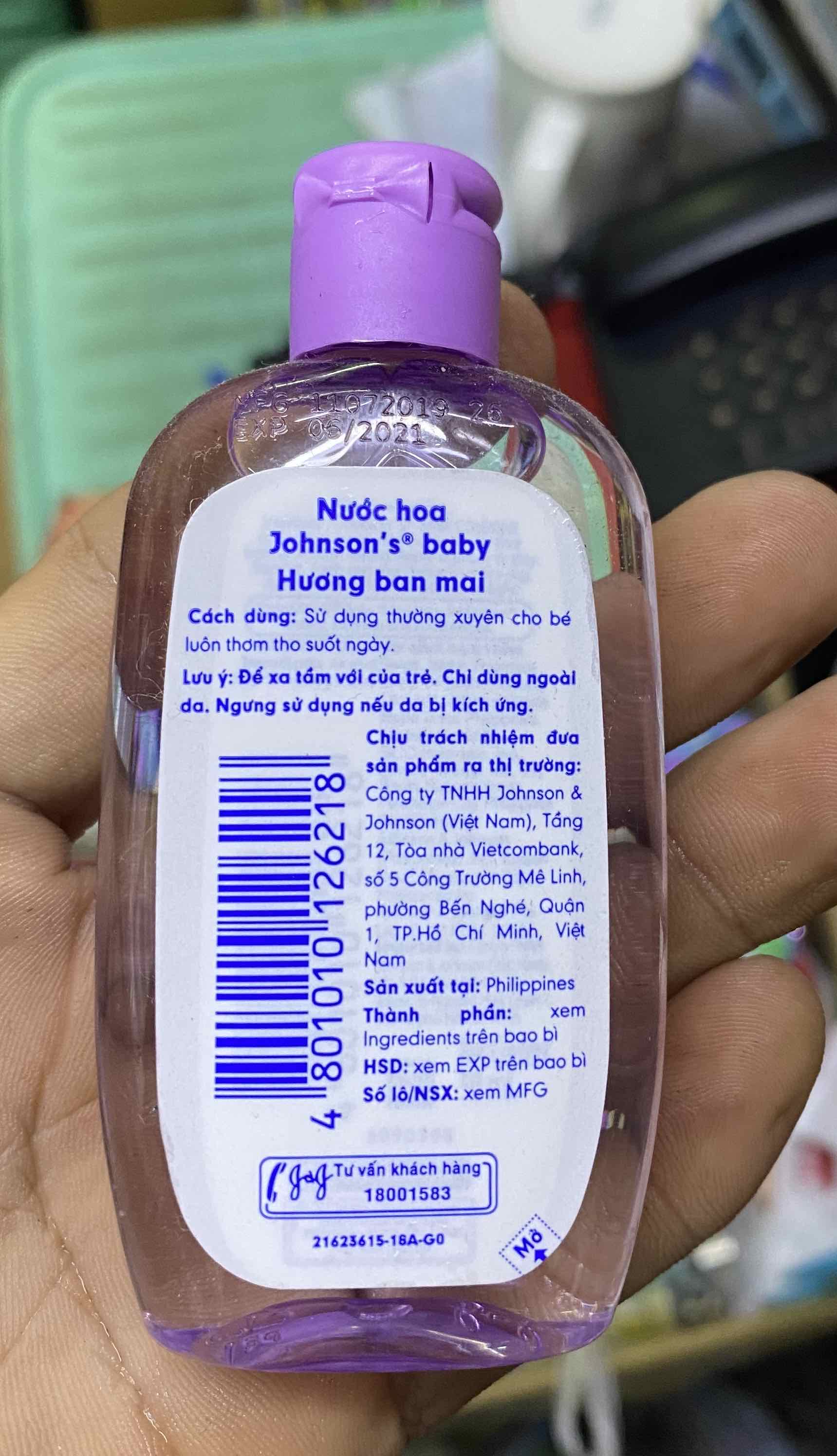 DẦU THƠM JOHNSON BABY 50ML-125ML