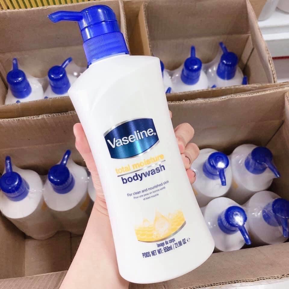 [Sữa tắm trắng] SỮA TẮM TRẮNG MỊN DA VASELINE 650ML NHẬP MỸ