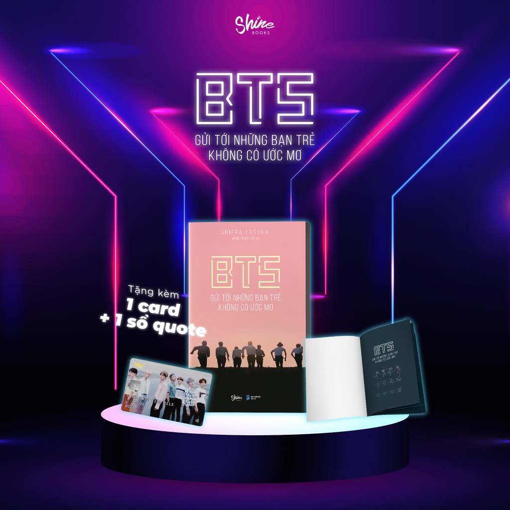 BTS Gửi tới những bạn trẻ không có ước mơ (Tặng kèm 1 card + 1 sổ quote)