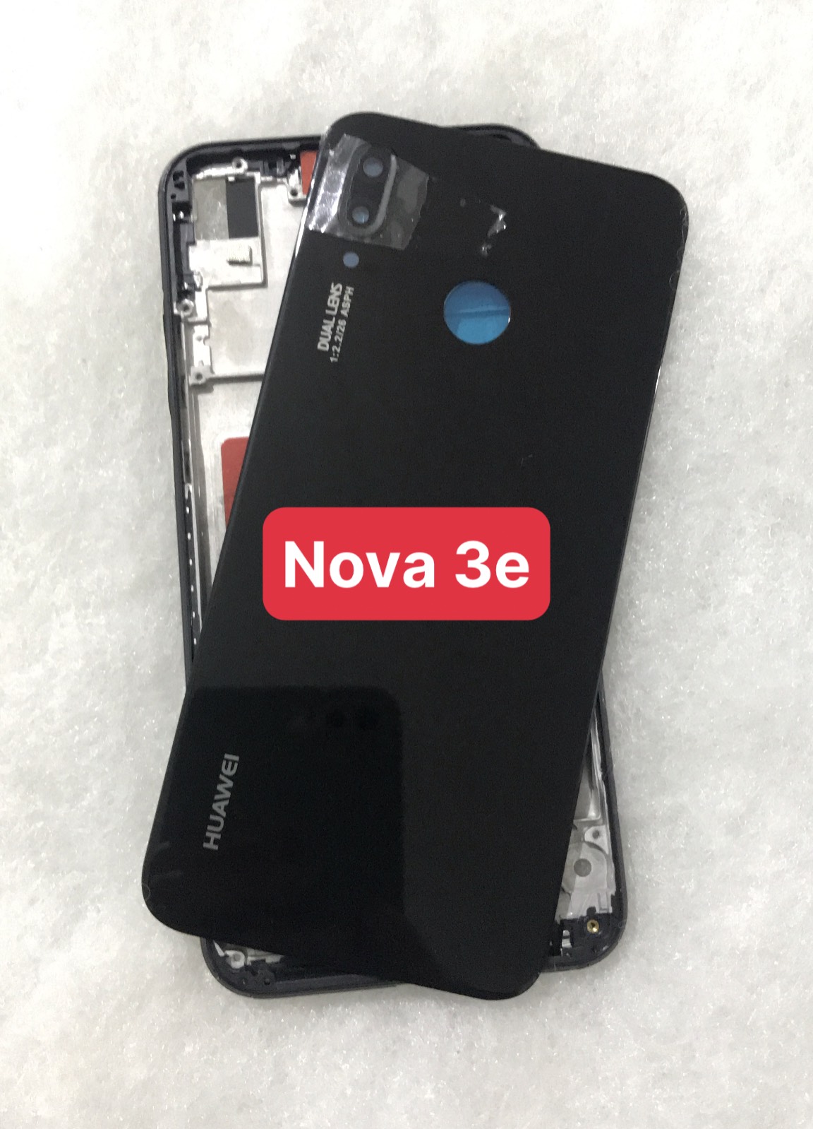 Bộ vỏ huawei Nova 3E kèm nút bấm ,kính camera