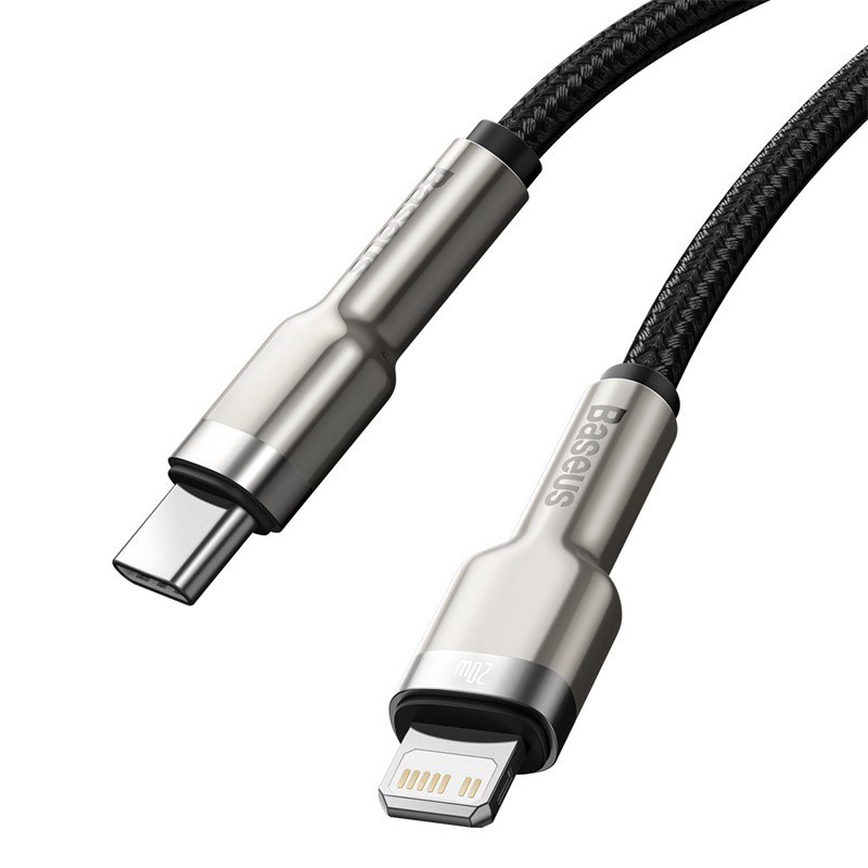 Cáp sạc nhanh Baseus Metal Data Cable Type-C to Lightning PD 20W - IEG008211112
