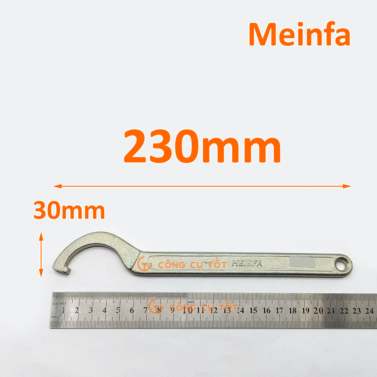 Cờ lê móc cổ xe máy Meinfa 23cm