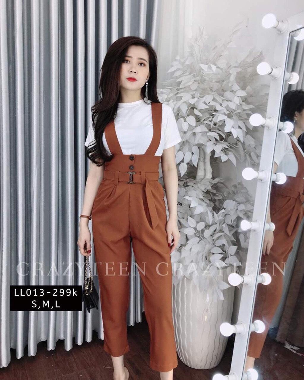 Sét yếm  quần dài coton-QH