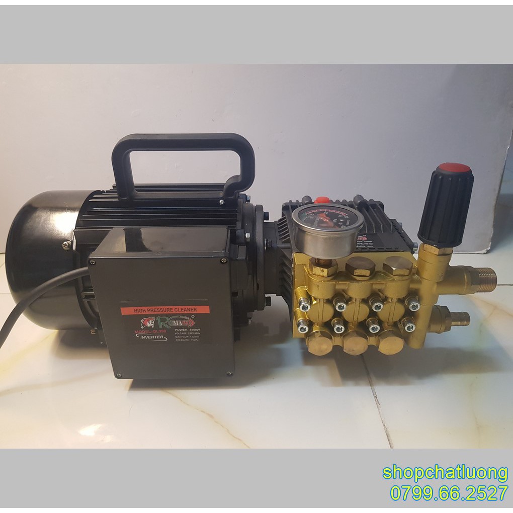 [HCM]Máy Rửa Xe Cao Áp Romano QL390- 4200W
