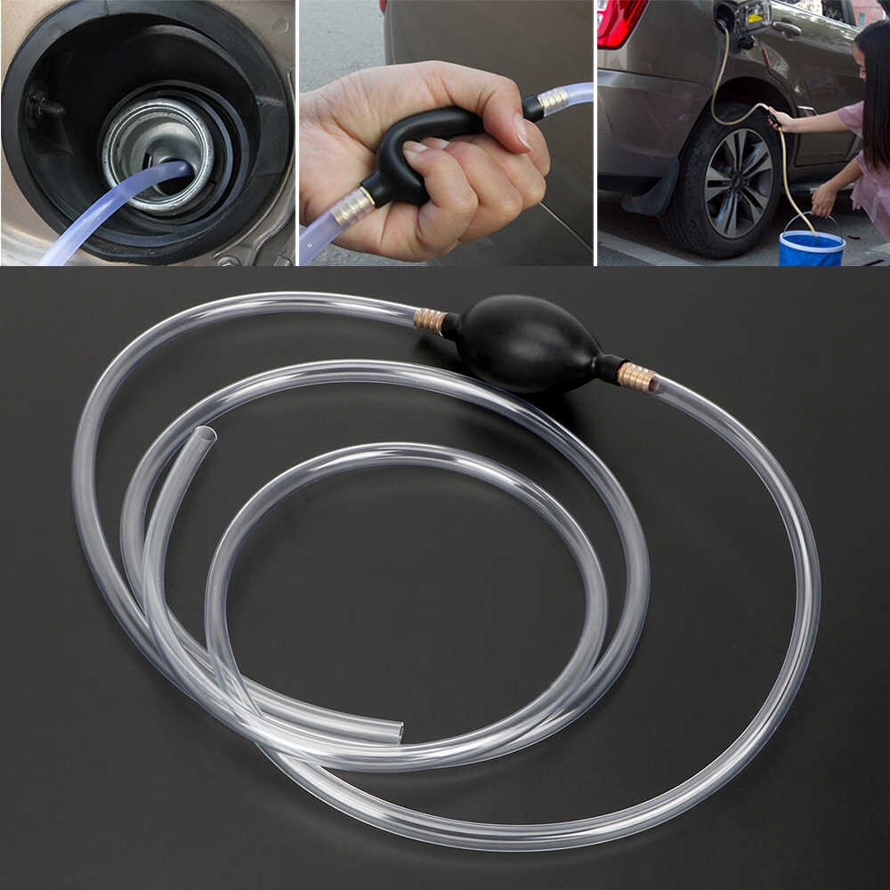Dụng cụ ống bơm hút xăng dầu chất lỏng đa năng bóp tay tự động