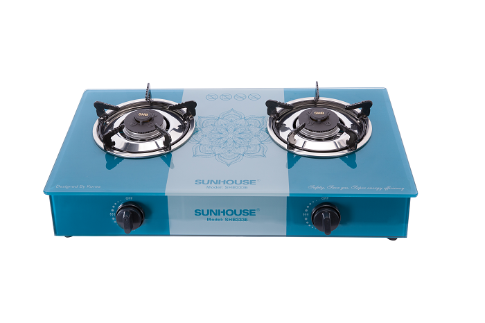 BẾP GAS DƯƠNG KÍNH SUNHOUSE SHB3336 (tiết kiệm mặt kính an toàn bảo hành chính hãng)