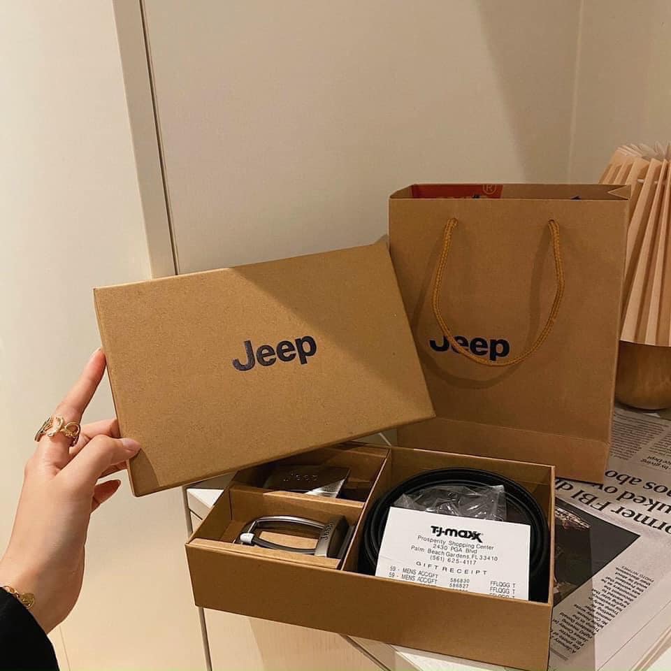 Bộ thắt lưng nam JEEP hàng full box