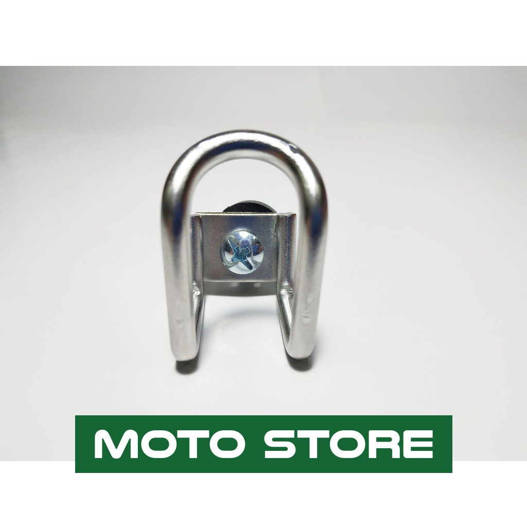 Móc treo đồ xe máy Titan/trắng ( giá 1 cái)
