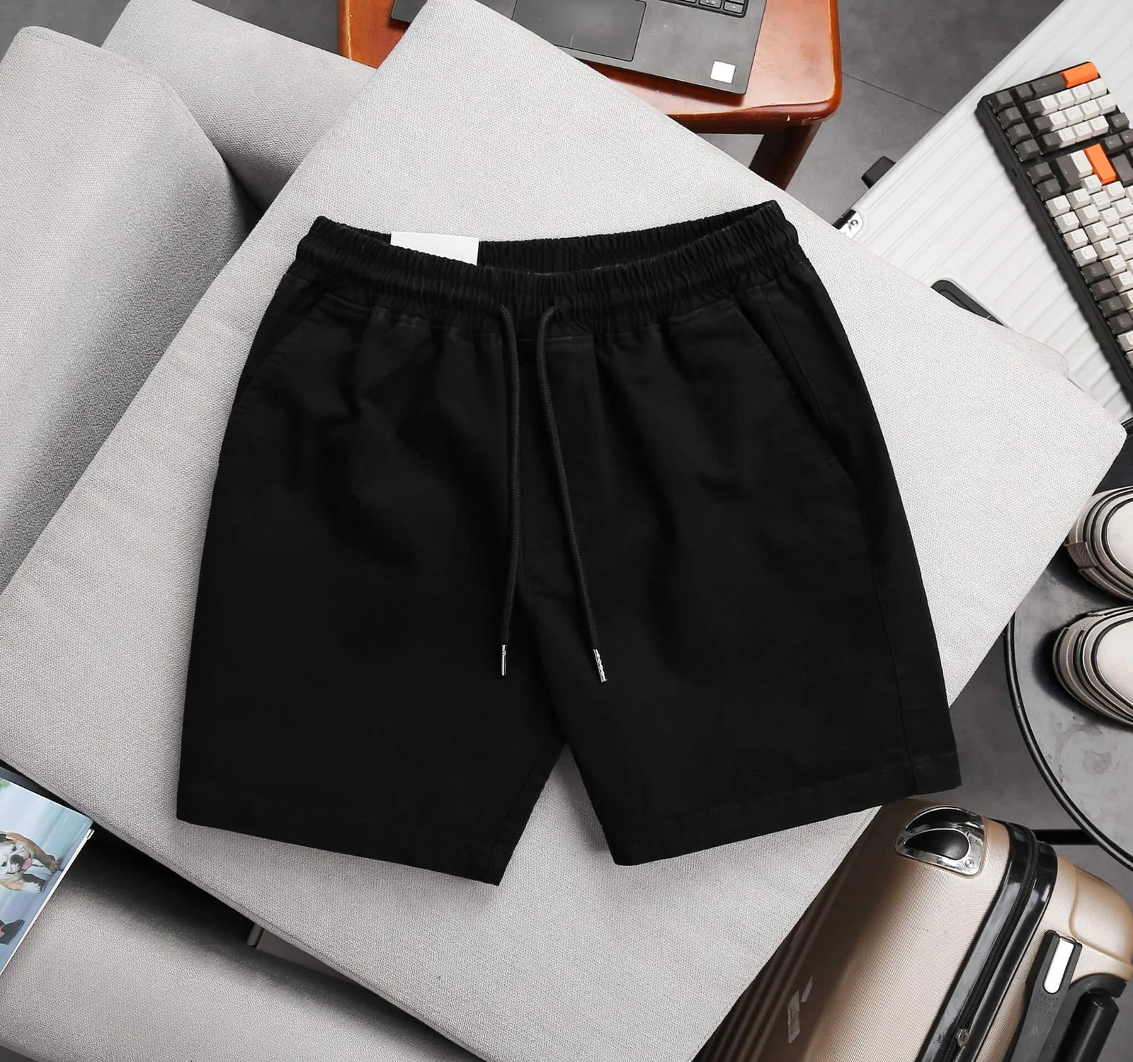 Quần short lửng Unisex chất Kaki ⚡ 𝐆𝐢́𝐚 𝐇.𝐮̉.𝐲 𝐃𝐢𝐞̣̂𝐭 ⚡ Quần đùi nữ form rộng là điểm nhấn, phong cách Ullzang - Đỗ Thiện Unisex