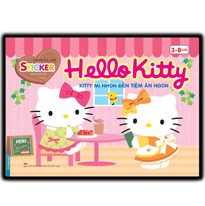 Sách - Stickers Hello Kitty (sách bản quyền)