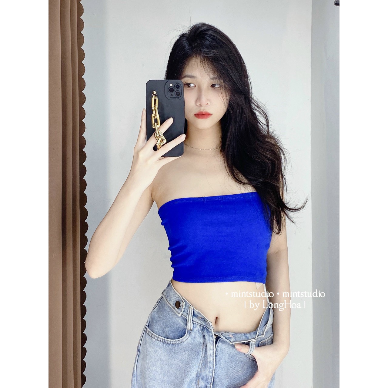 Áo ống trơn nữ quây ngực UA618 sexy co giãn 4 chiều