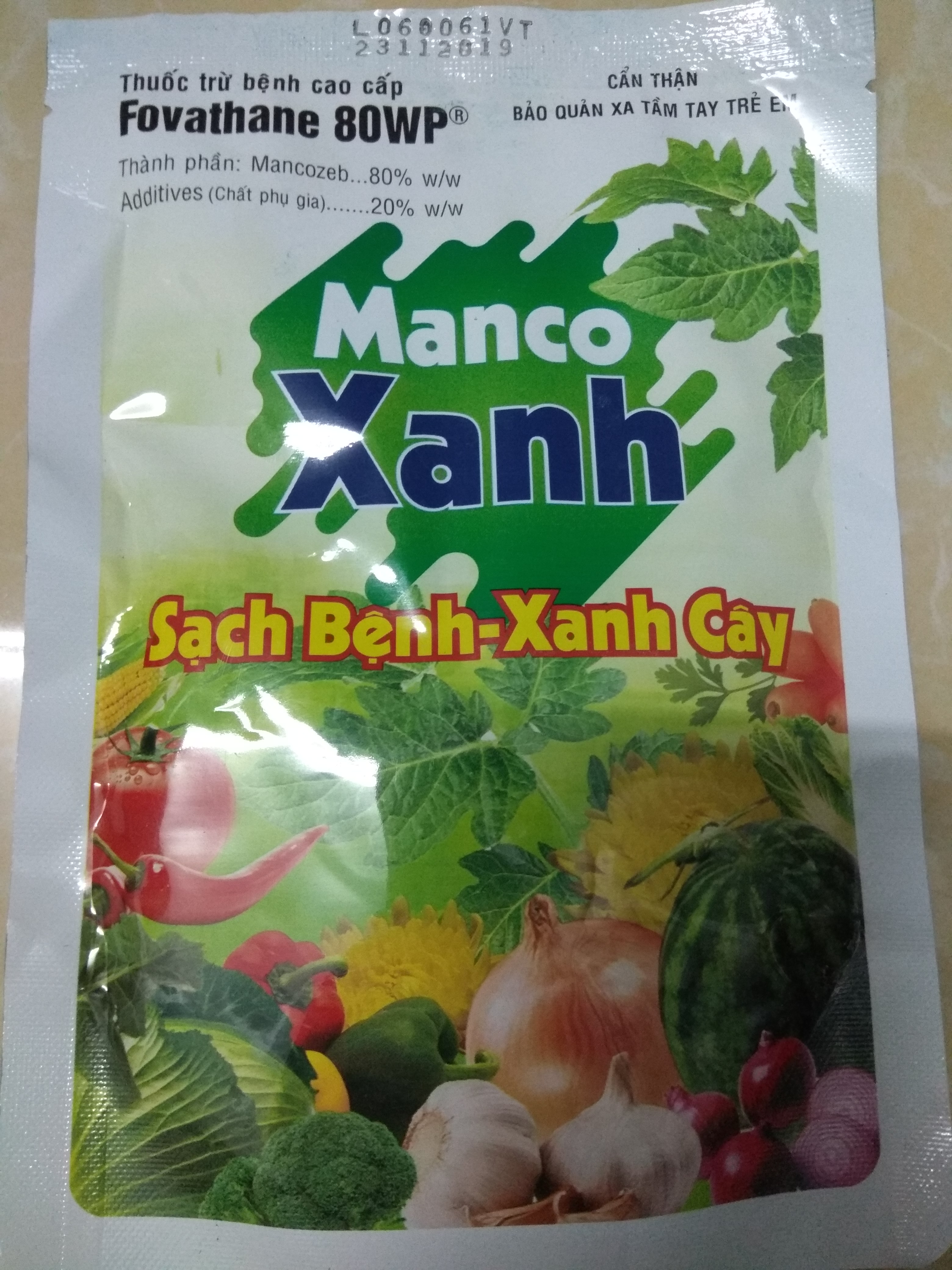 Thuốc Trừ Bệnh FOVATHANE 80WP (Manco Xanh) Gói 100g