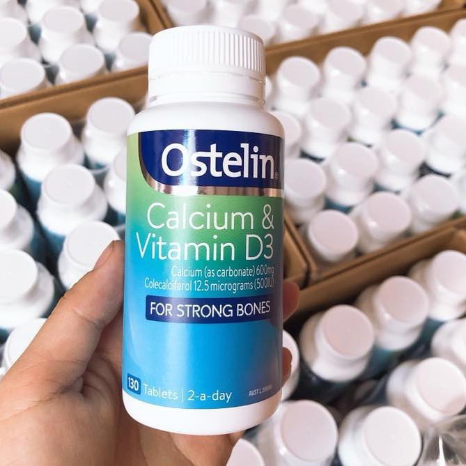 Vitamin D & Calcium Ostelin Của Úc, 130 viên