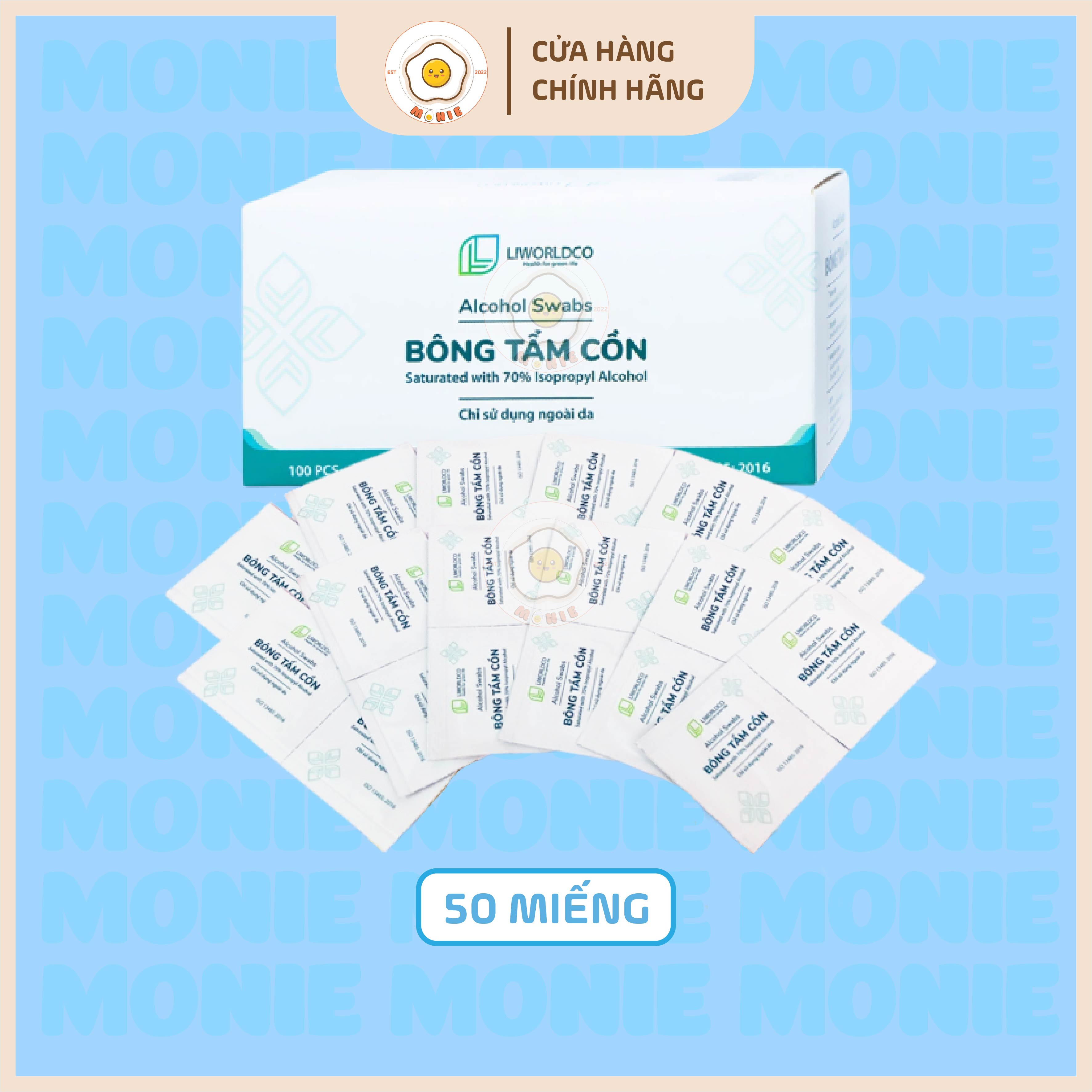 Bông Tẩm Cồn Alcohol Pad.