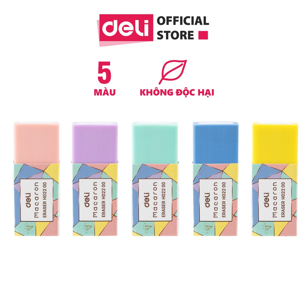 Gôm tẩy cute màu macaron tẩy sạch ít vụn deli - eh02200