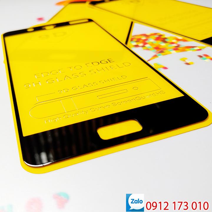 Bộ 3 Kính cường lực Nokia 8 full màn hình 9D [ĐEN] / Kính cường lực Nokia 8 tràn màn hình - Seashop FR