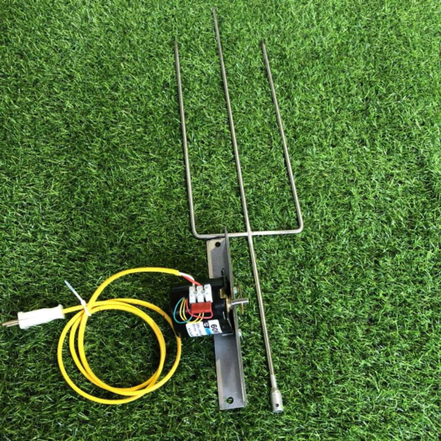Xiên nướng gà+ mô tơ giảm tốc 220v 18w