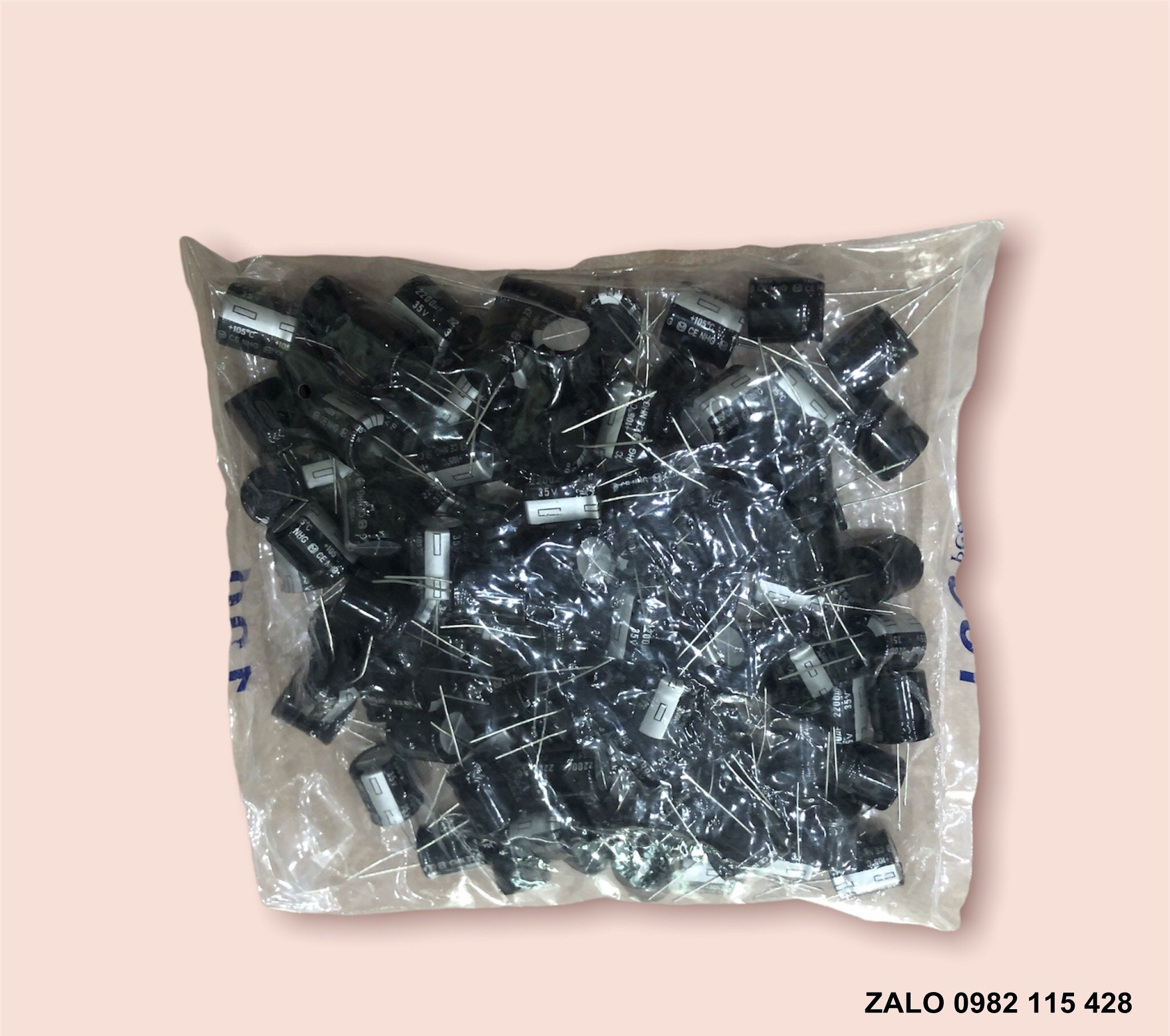 TỤ ĐIỆN PHÂN CỰC 35V 2200UF, TỤ HÓA 2200UF35V