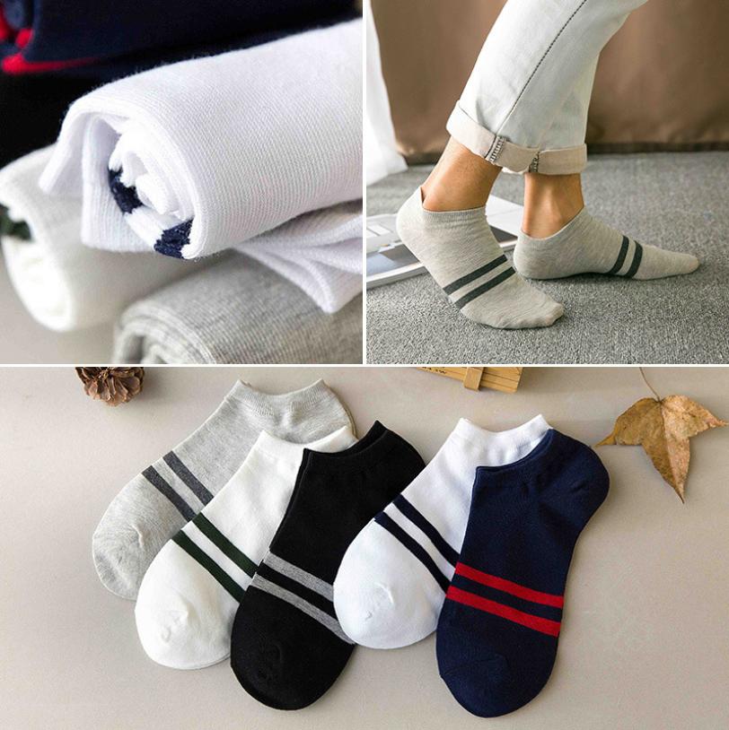 Bộ 10 đôi Tất, vớ nam SoonKorea 2 sọc (Nhiều màu)