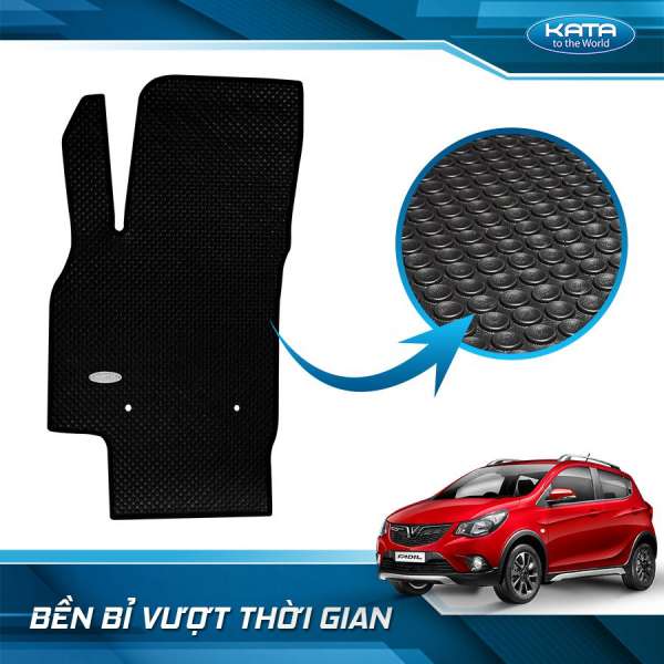Thảm lót sàn KATA ôtô VinFast Fadil Basic ( hàng chính hãng )-MÀU ĐEN