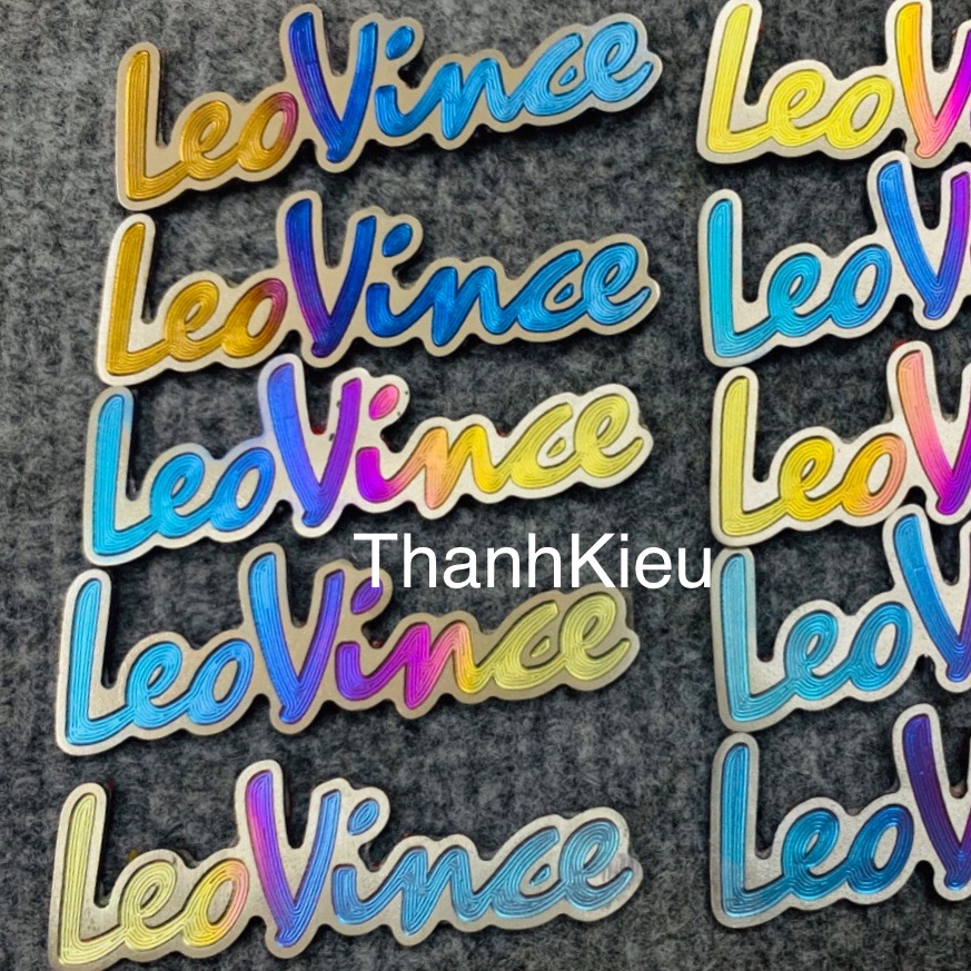 Tem LeoVin titan có keo sẵn