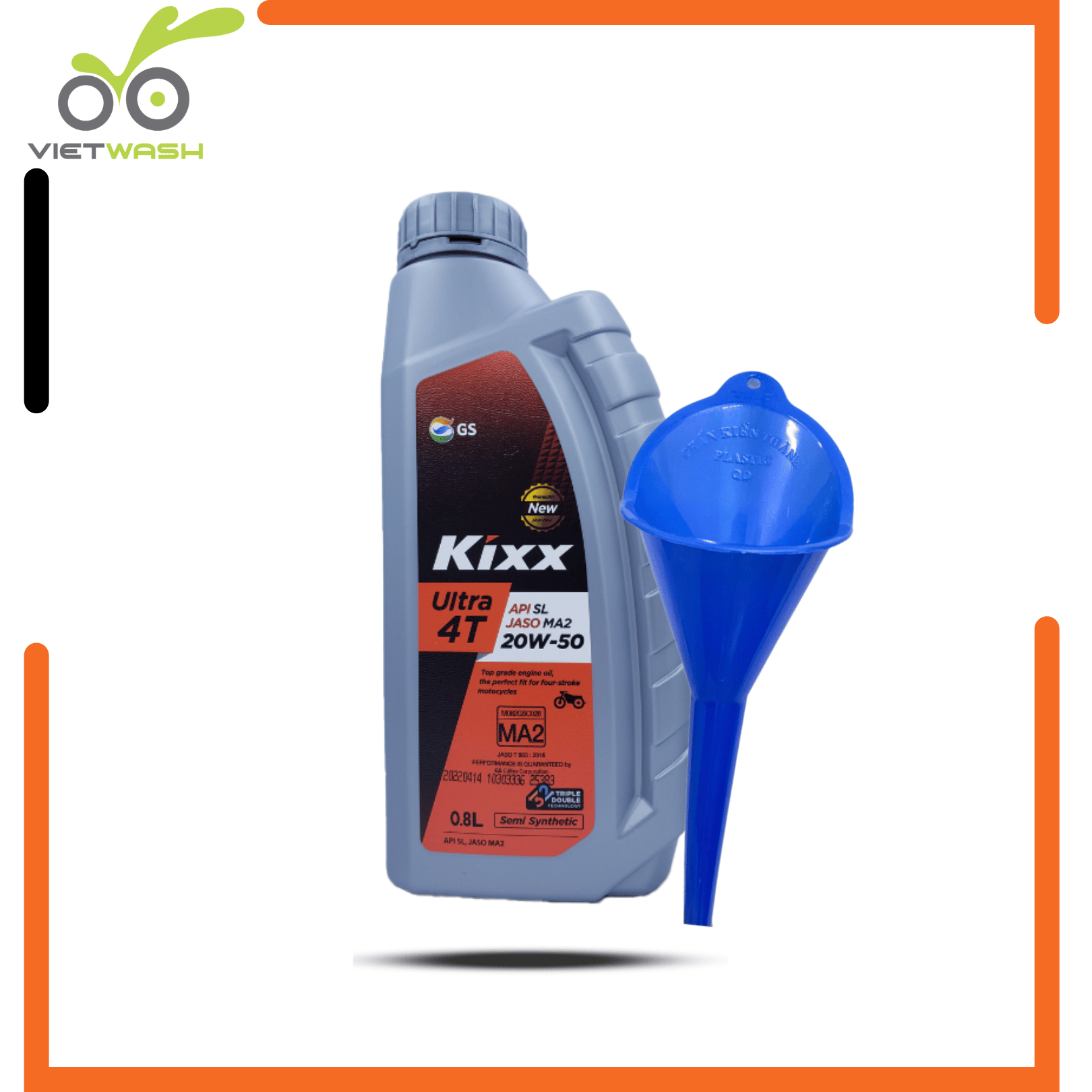 [KIXX] Nhớt xe số Kixx Ultra 4T 20W50 API SL 800ml [MIỄN PHÍ CÔNG THAY NHỚT]