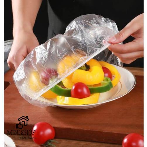 Set 100 Màng Bọc Thực Phẩm Túi Đựng Hình Gấu