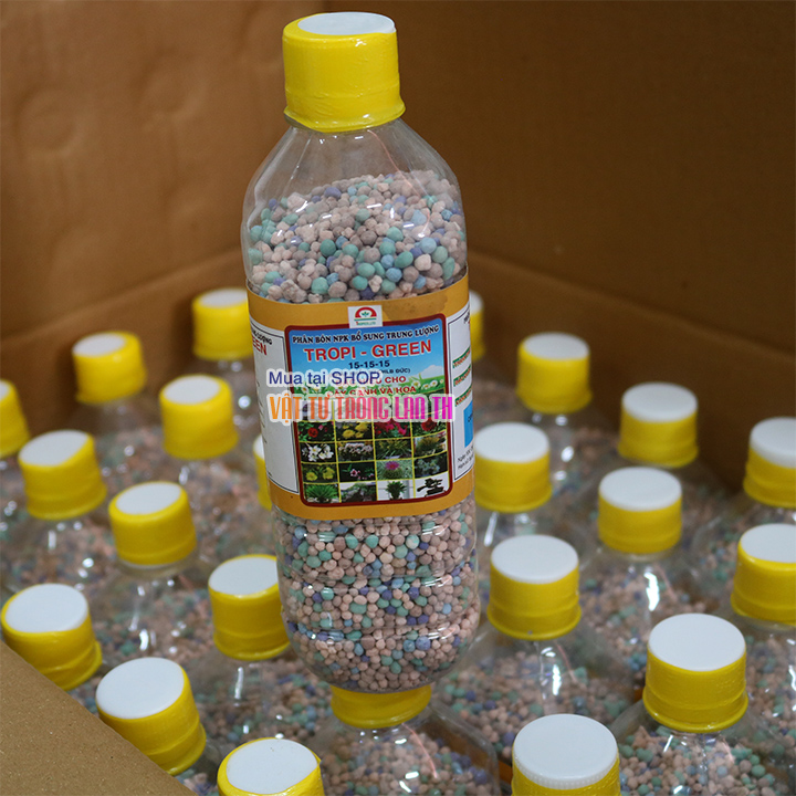 Phân bón tan chậm cho hoa cây cảnh nitrophoska nhập khẩu đức – chai 500g