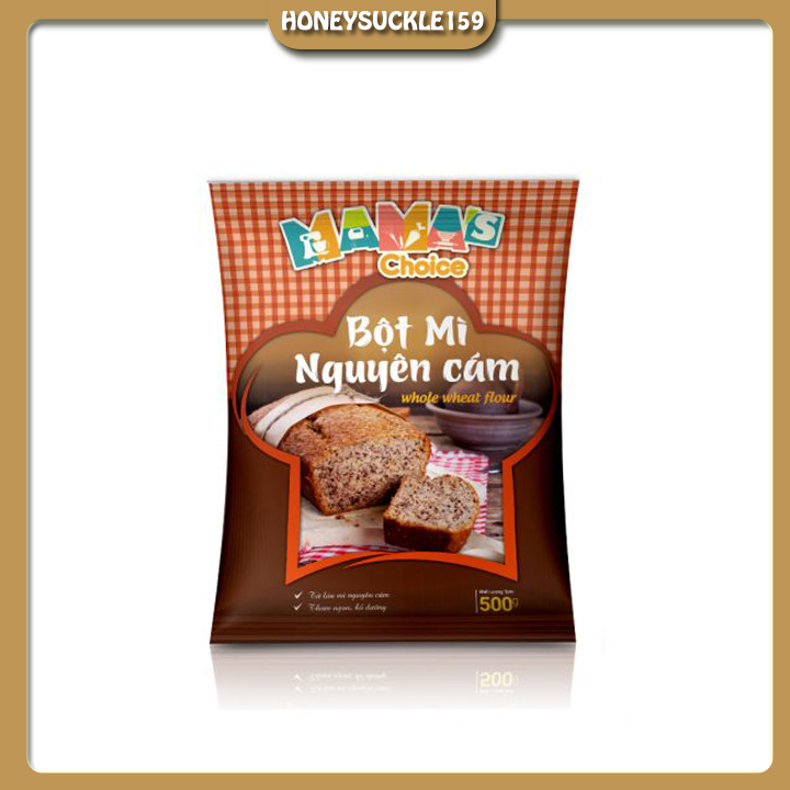 Bột Mì Nguyên Cám Whole Wheat Flour Mama’s Choice  Gói 500g