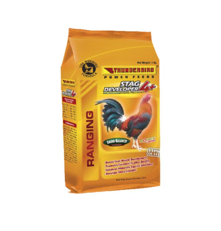 [HCM]Cám gà đá Thunderbird Stag 4+ (1kg).