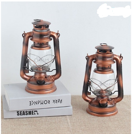 đèn dầu, đèn dầu đi bão giả cổ màu đồng