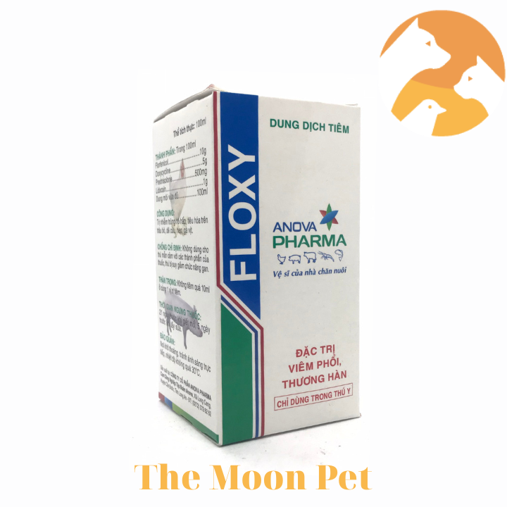 FLOXY [100 ml] Sản phẩm cho vật nuôi viêm phổi, thương hàng