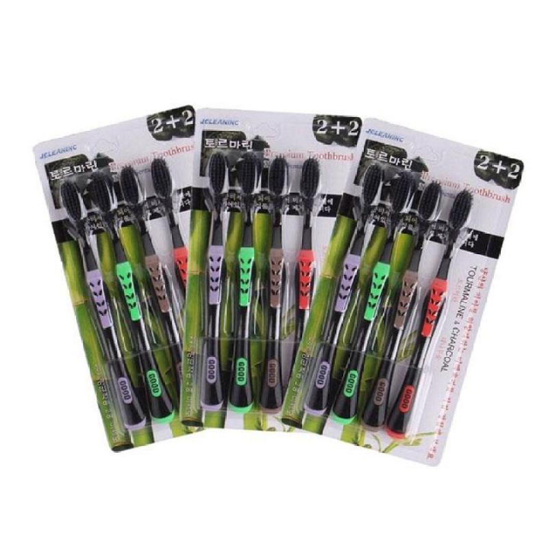 COMBO 4 BÀN CHẢI ĐÁNH RĂNG THAN HOẠT TÍNH HÀN QUỐC
