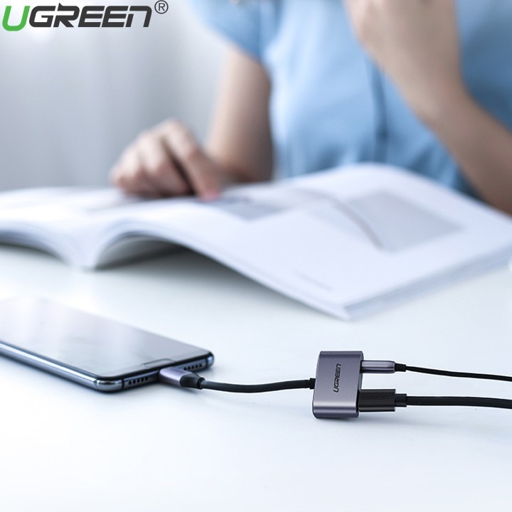 Cáp Chuyển Đổi Type-C To 3,5mm Hỗ Trợ Cổng Sạc USB-C Ugreen 50596