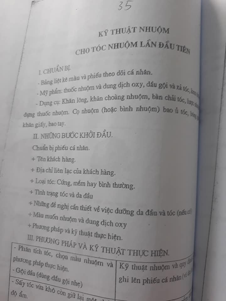 Giáo trình nhuộm tóc