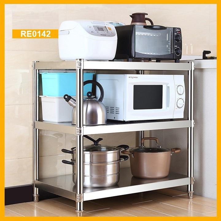 Kệ inox 3 tầng 53x75x35