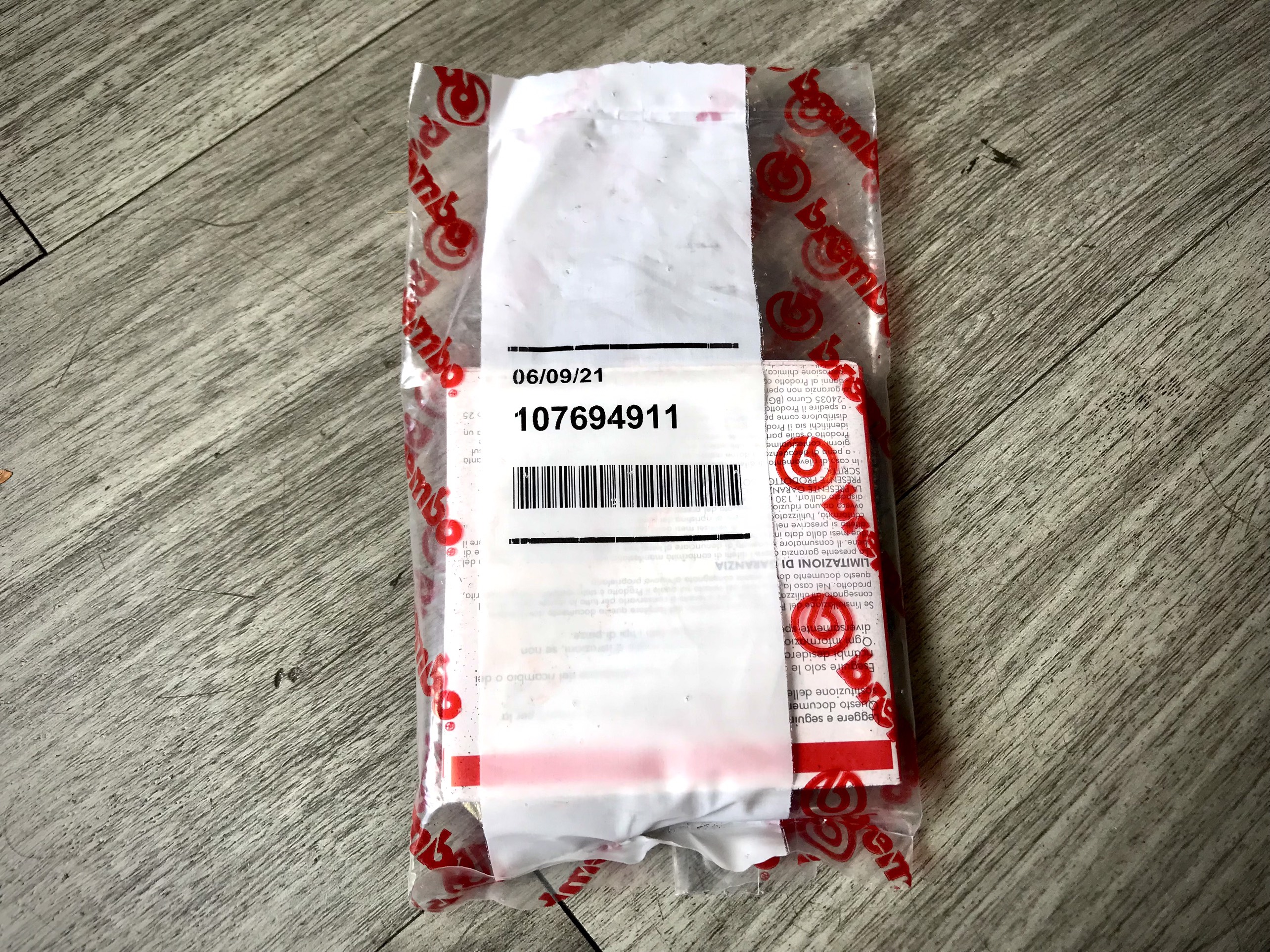 [Motoworld Phân Phối] Bố Thắng Brembo Heo 2 Piston Đối Xứng