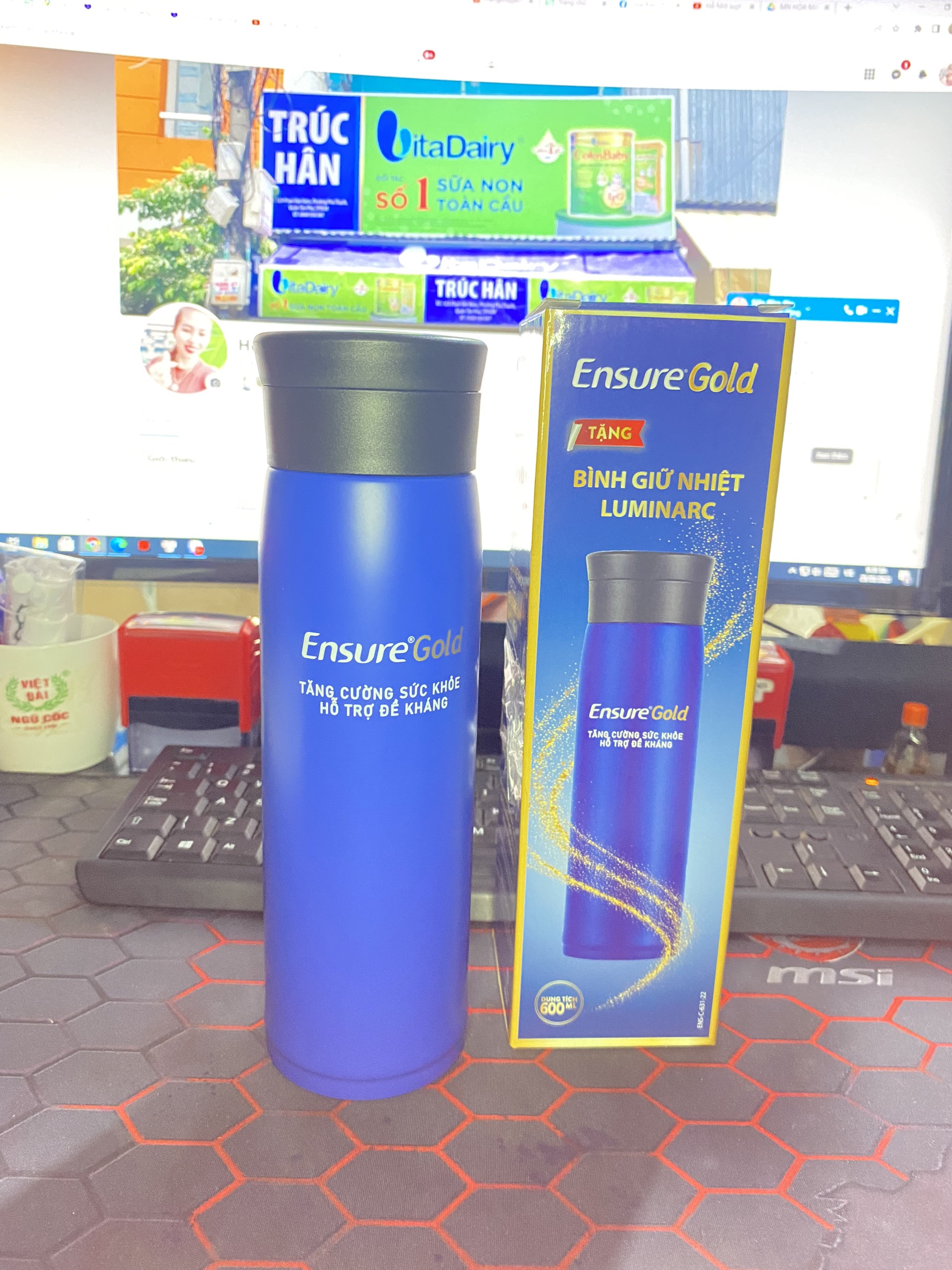 Bình giữ nhiệt Luminarc hkm Ensure 600ML