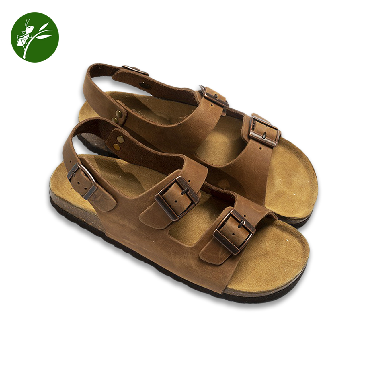 Giày đế trấu Nam Da thật quai 2 khoá (Size 35-45)