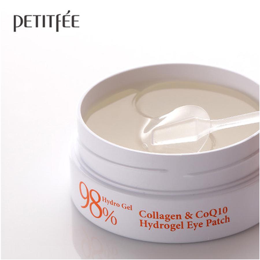 Mặt nạ mắt cao cấp PETITFEE Collagen & CoQ10 Hydrogel (60miếng/hũ)