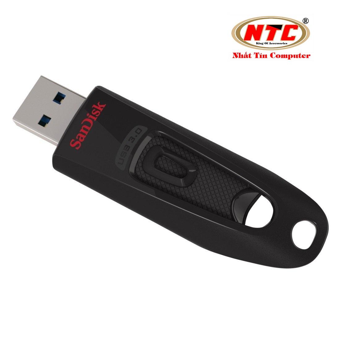 USB 3.0 SanDisk Ultra CZ48 256GB 100MB/s (Đen)