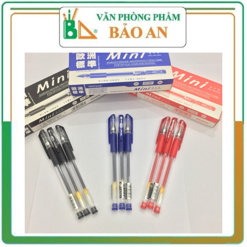 Bút nước mini - bút mini gel - văn phòng phẩm bảo an