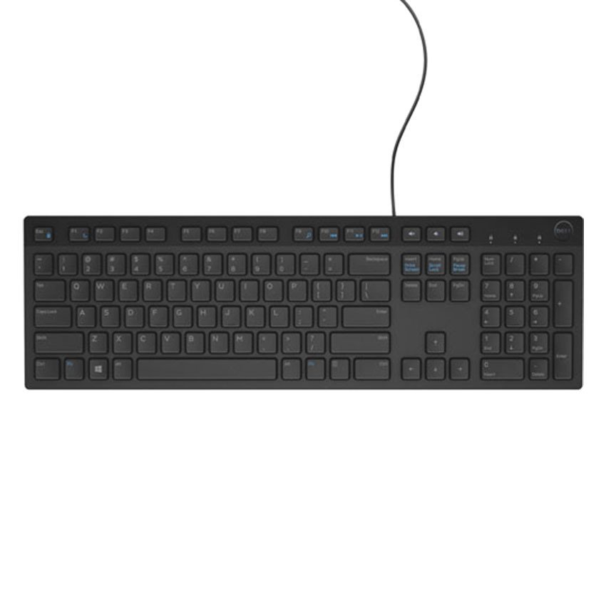 Bàn phím cổng USB DELL KB216 (Đen) - Hàng nhập khẩu