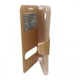 Bao da dành cho Oppo Joy Plus R1011 - OnJess (vàng đồng)