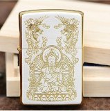Bật lửa Zippo mạ vàng đức phật Thích Ca Mâu Ni (Vàng)